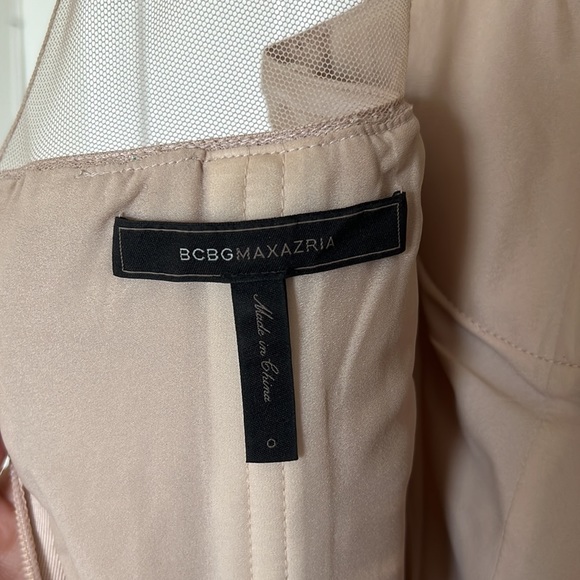 NWOT - BCBG MaxAzria Cocktail Dress (Champagne Color) - Picture 3 of 3